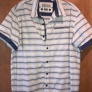 Vintage Revival- Short Sleeve, Striped Shirt